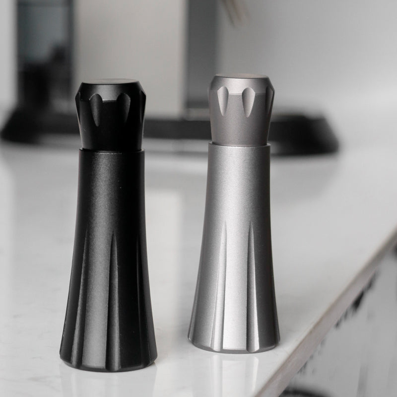 Aluminum Espresso Coffee Needle Distribution Tool with Stand