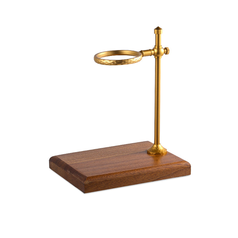 Hand Brewed Coffee Travel Rack - Filter Cup Support with Solid Wood Base