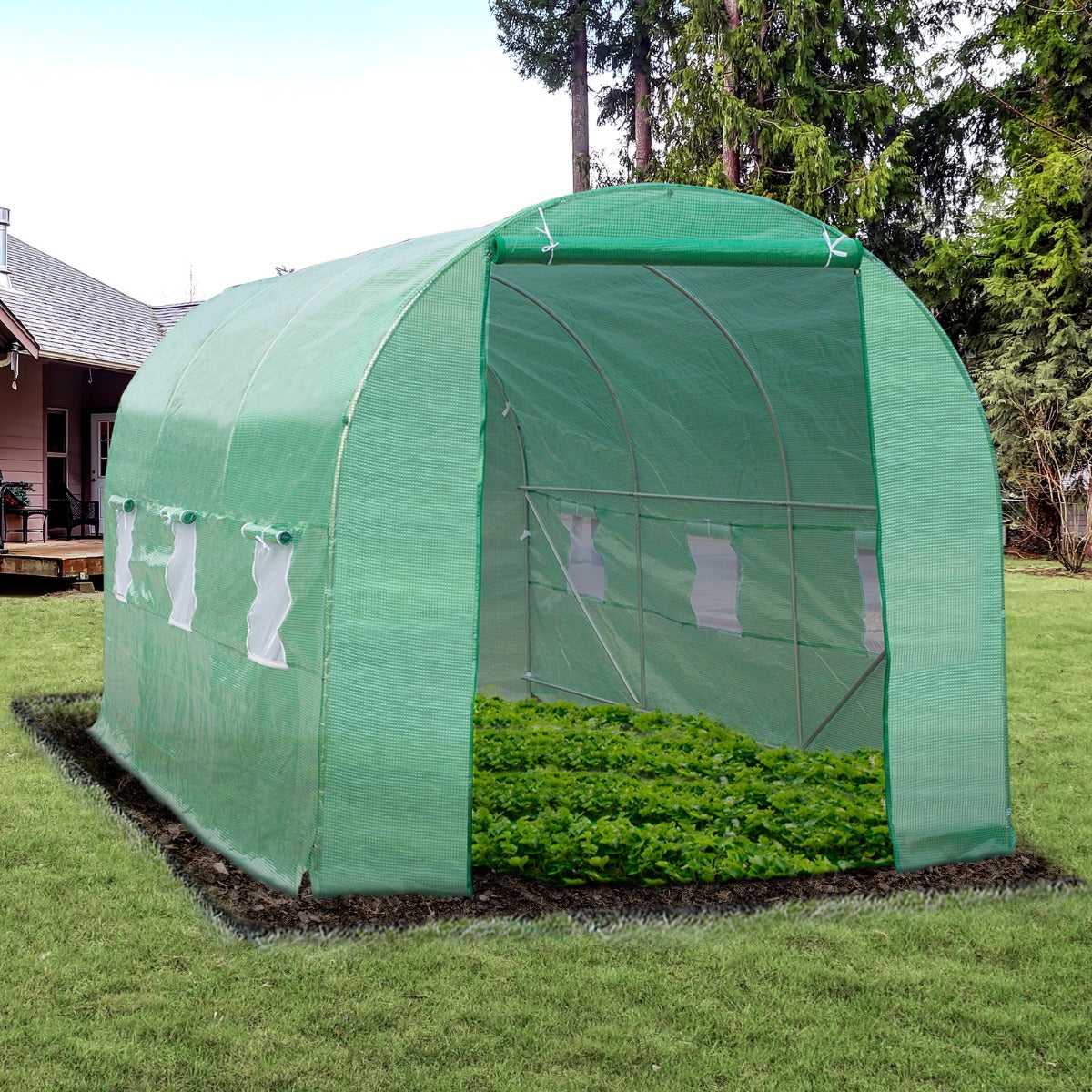 Walk-in Dome Greenhouse - All-Season Gardening Solution