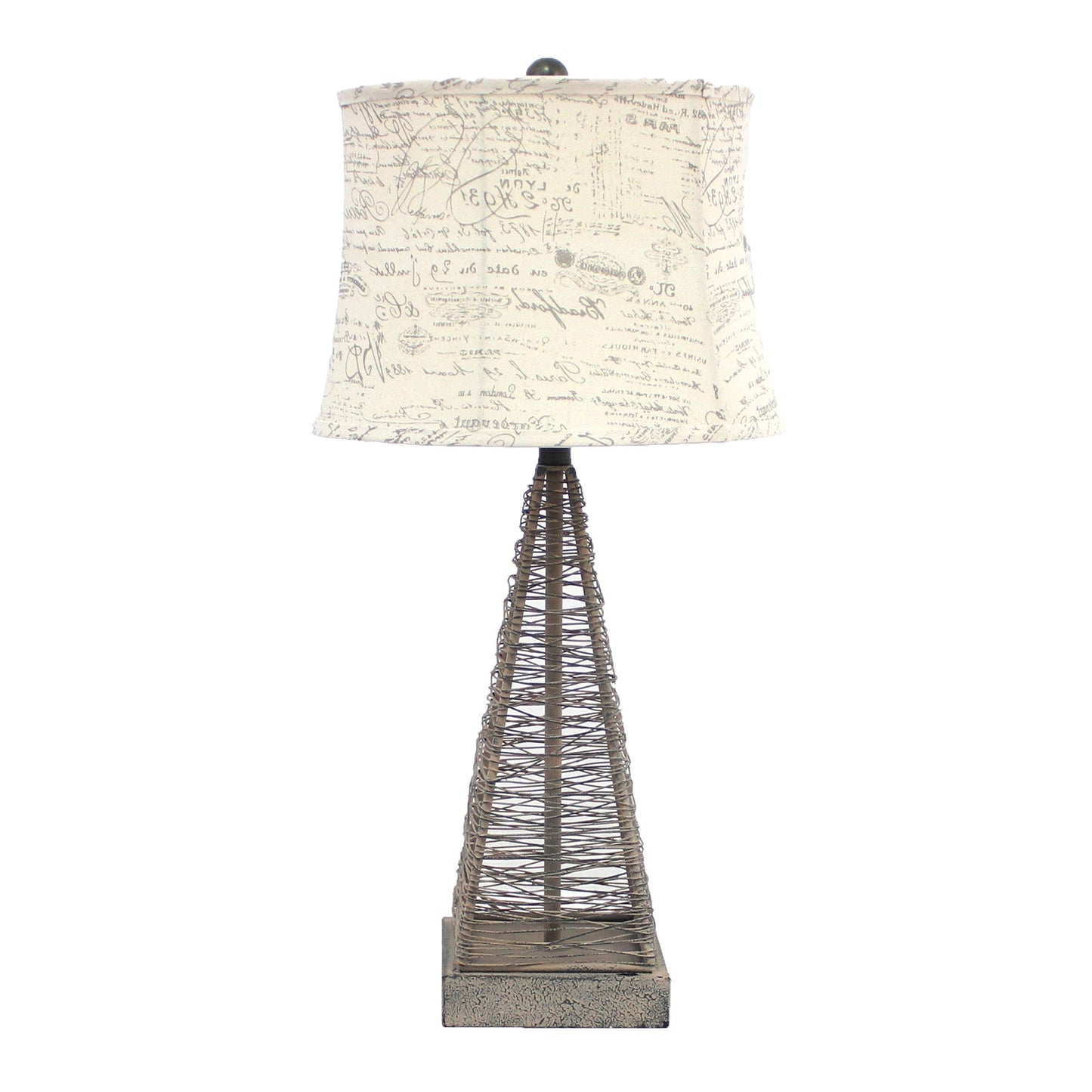 Industrial Metal Table Lamp With Gentle Linen Shade