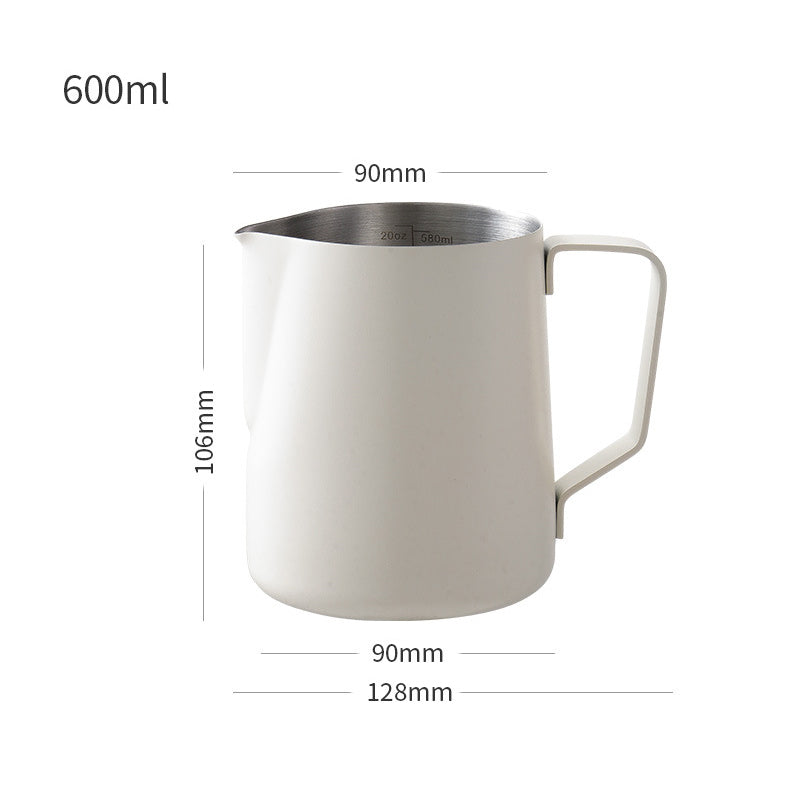 Double Scale Milk Frothing Jug - Various Sizes and Colours