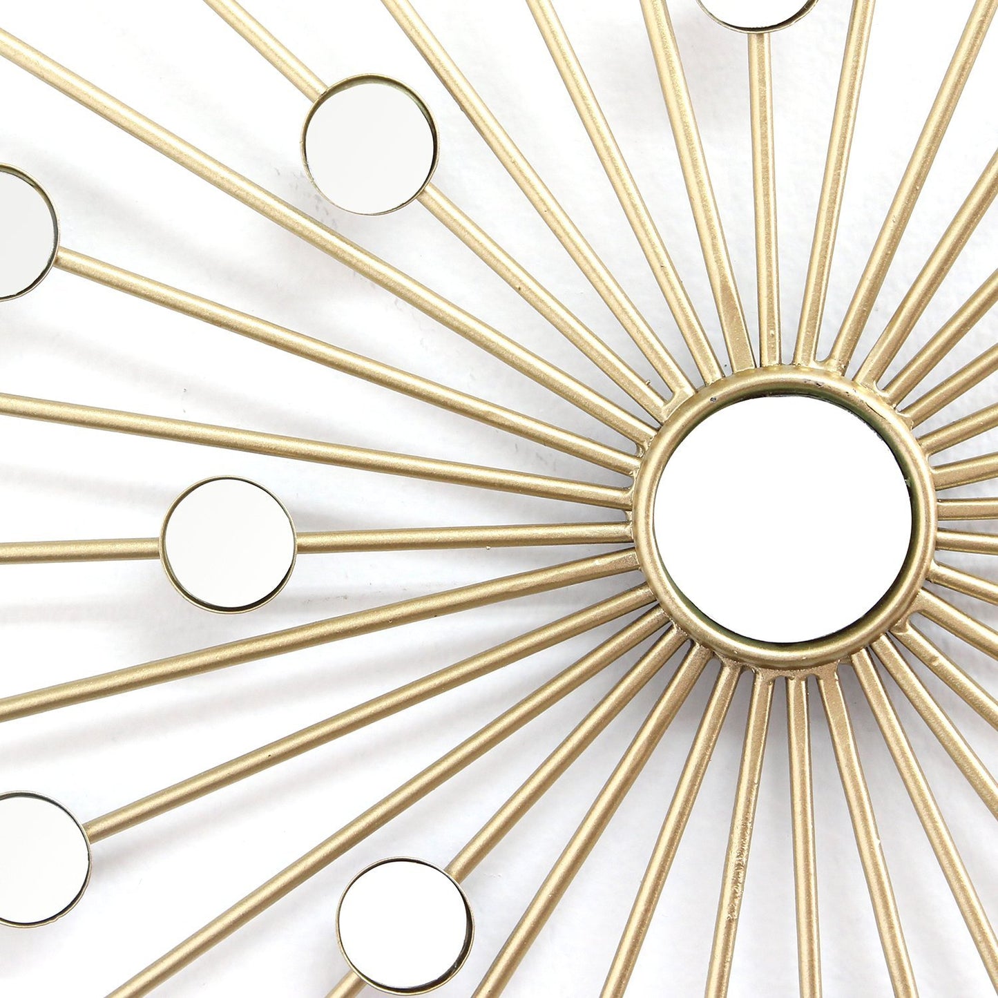 Shimmering Gold Metal Burst - Wall Decor
