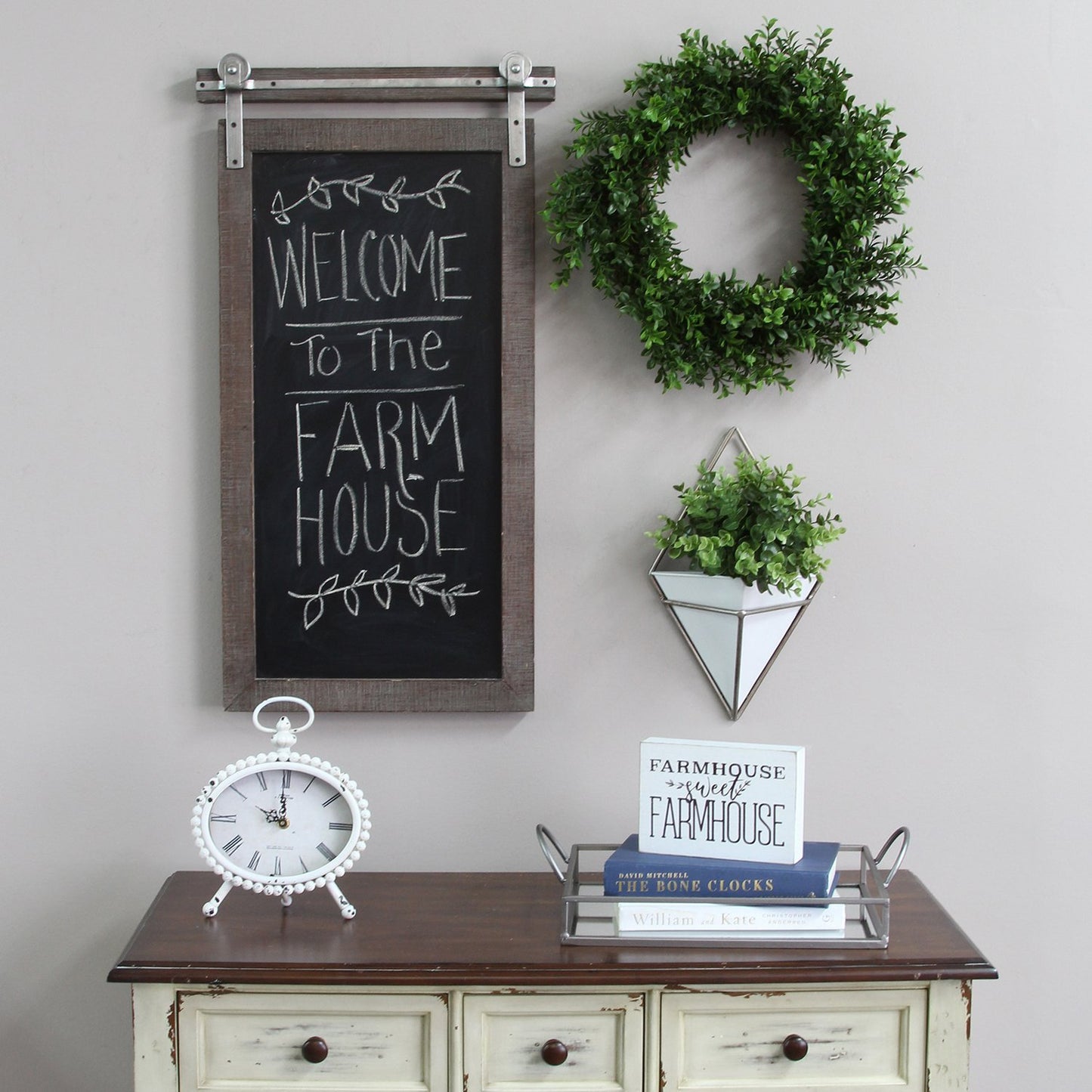 Farmhouse Style Metal Chalkboard
