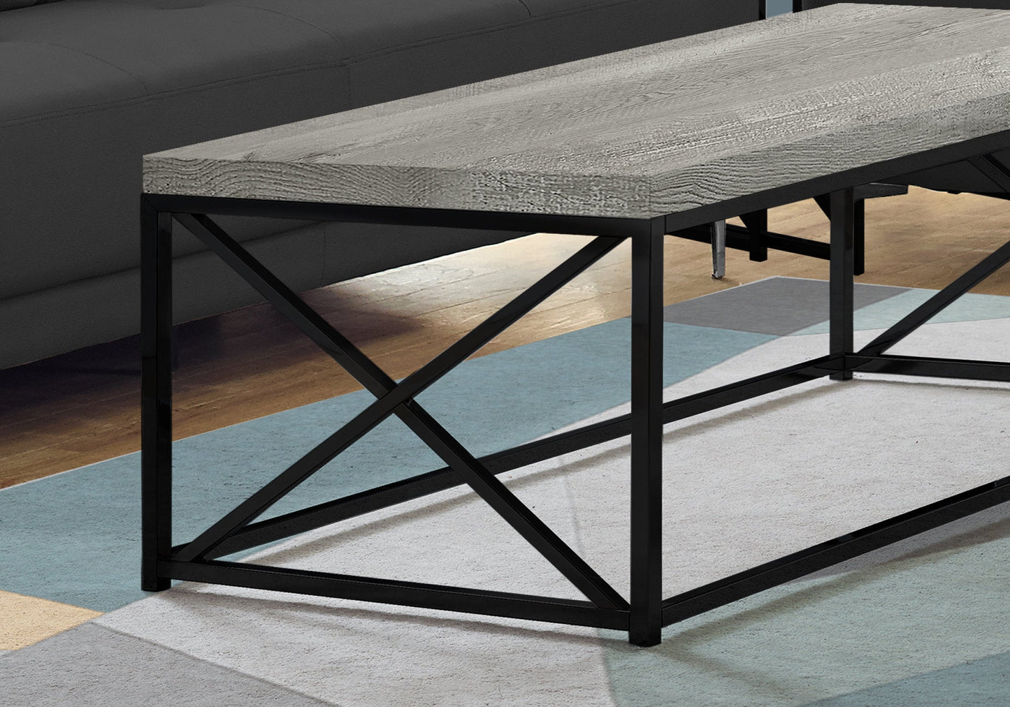 Wood & Metal X Design Coffee Table