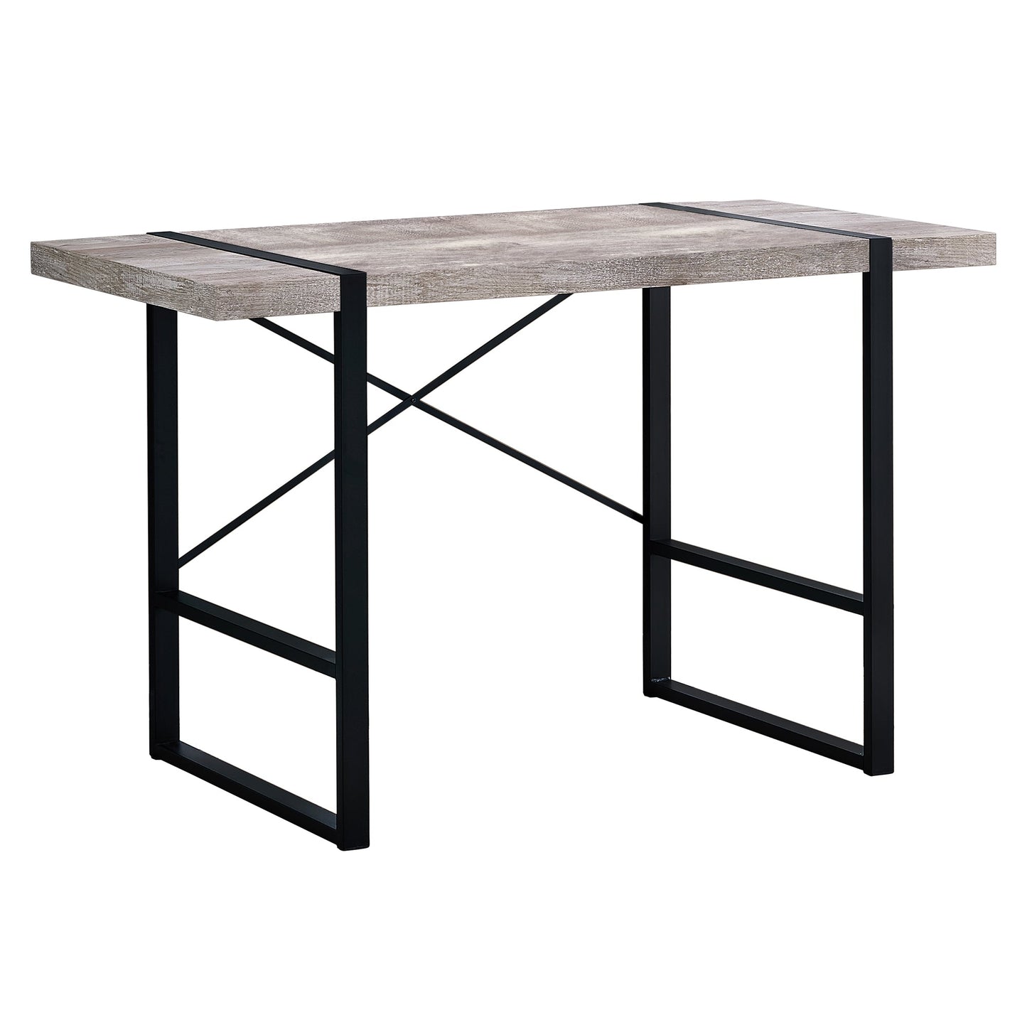Minimalist Wood & Metal Computer Desk