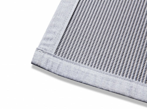 Light Gray Sunbrella Indoor/Outdoor Small Rug - Metal