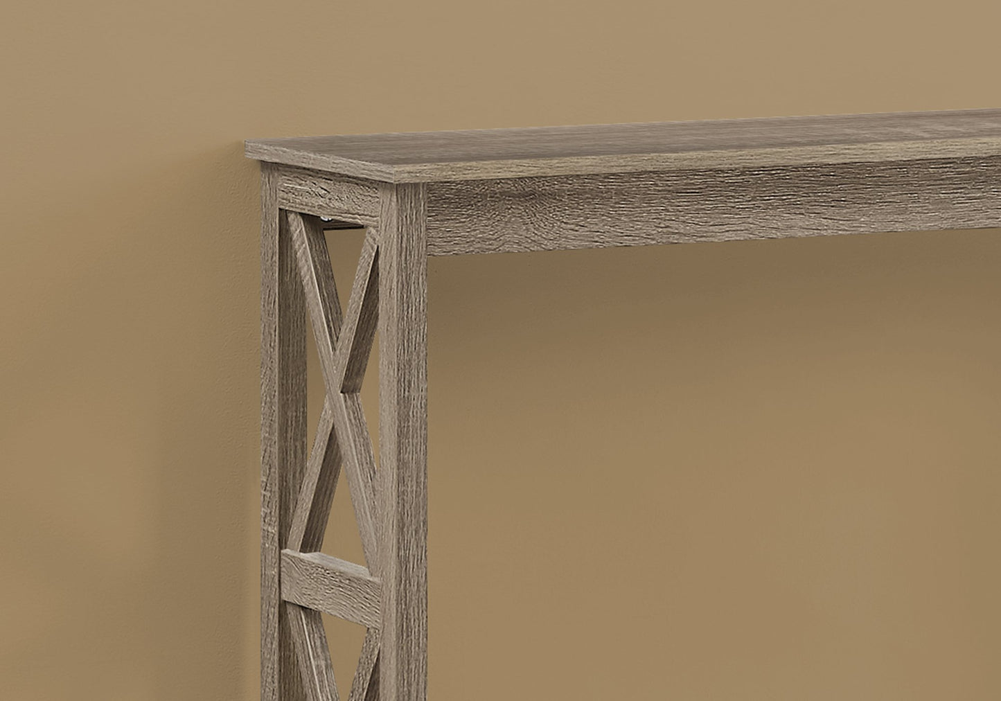 Hall Console Accent Table - Dark Taupe