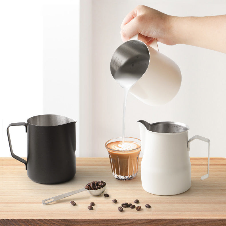 Double Scale Milk Frothing Jug - Various Sizes and Colours