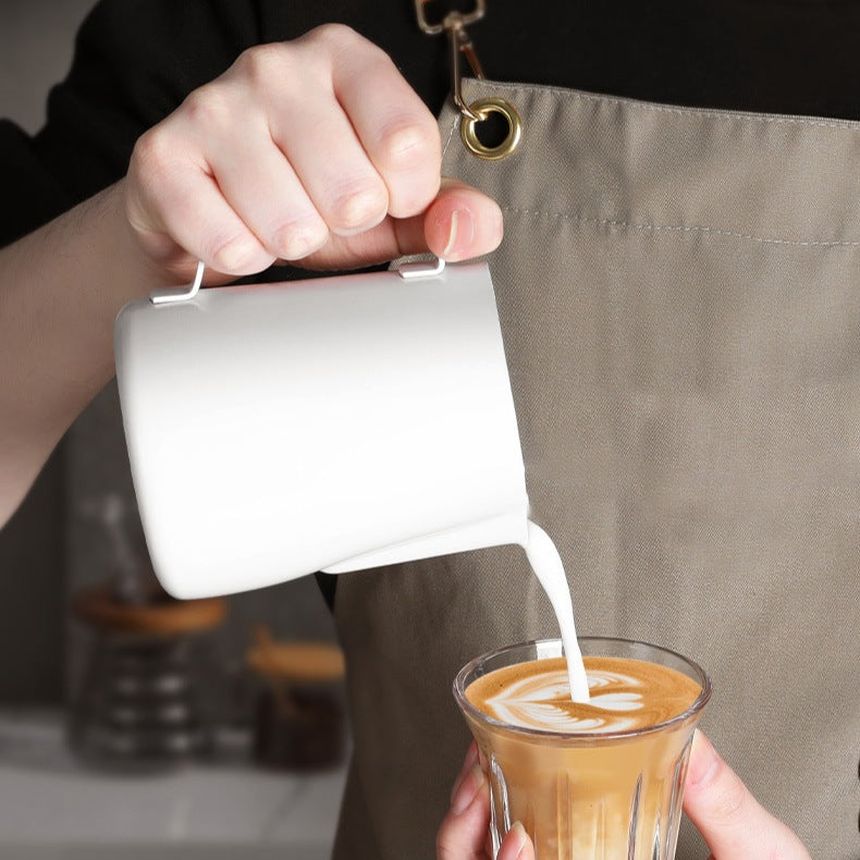 Double Scale Milk Frothing Jug - Various Sizes and Colours