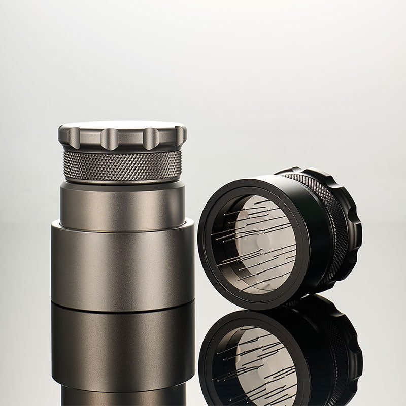 3rd Generation Aluminum Coffee Powder Pin Dispenser - Ball Bearing Design - Non-slip