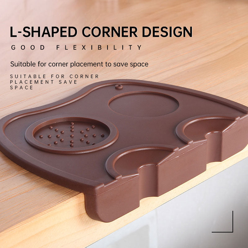 Anti-slip Silicone Coffee Press Pad - Black or Brown
