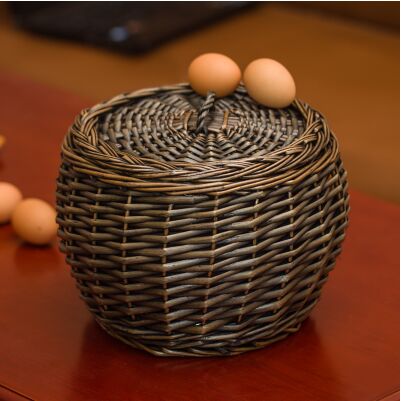 Antique Style Rattan Storage Basket/Egg Basket