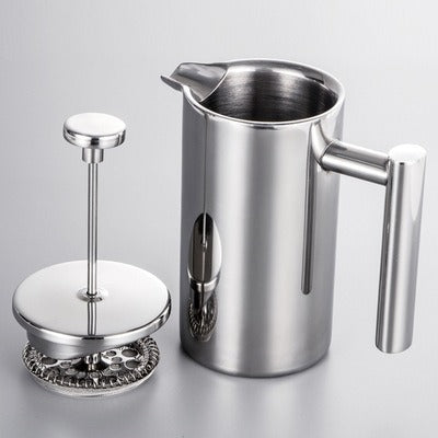 Stainless Steel French Press - Double Layered - Various Sizes