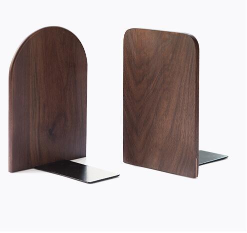 Solid Beech Wood Bookend - Square Top or Rounded - Save 25% when you order a pair