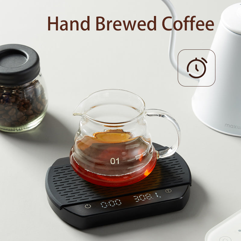 Coffee Brewing Electronic Weight and Timing Scale