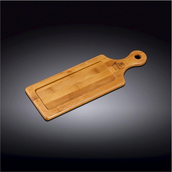 Bamboo Serving Tray For Appetizers / Barbecue / Burger