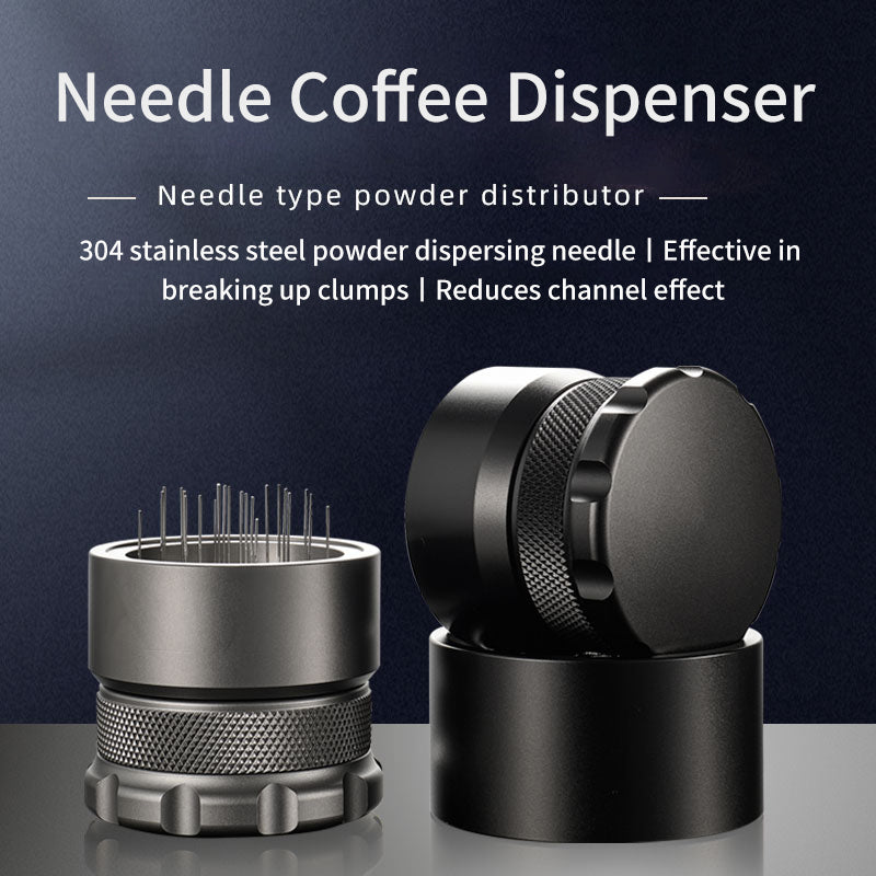 3rd Generation Aluminum Coffee Powder Pin Dispenser - Ball Bearing Design - Non-slip