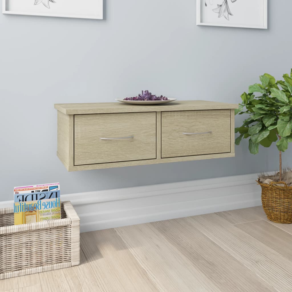 Wall-mounted Drawer Shelf - Various Colours