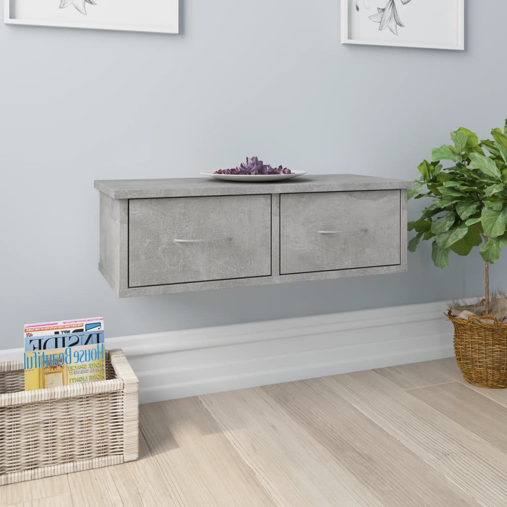 Wall-mounted Drawer Shelf - Various Colours