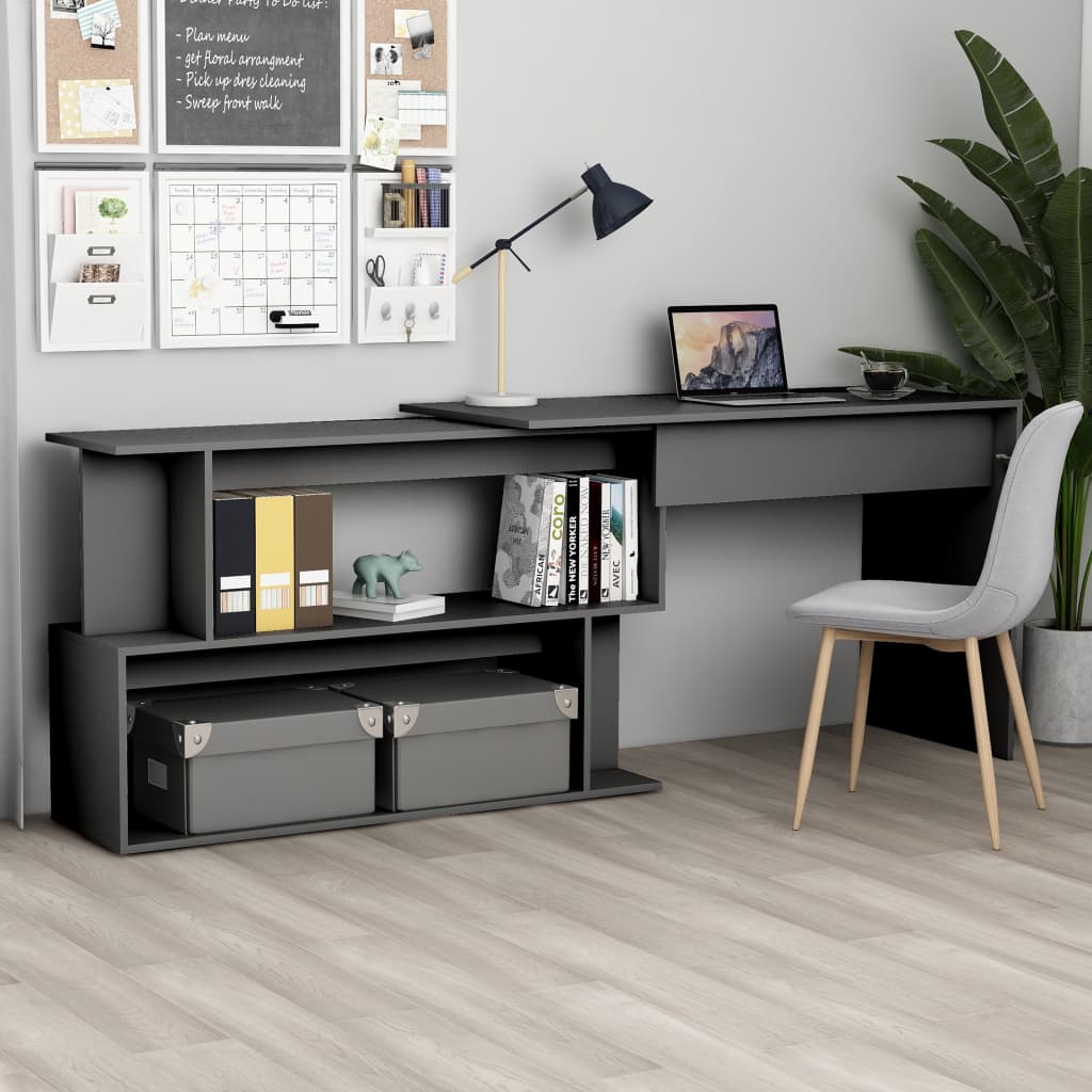 Wooden Workstation with Variable Configurations