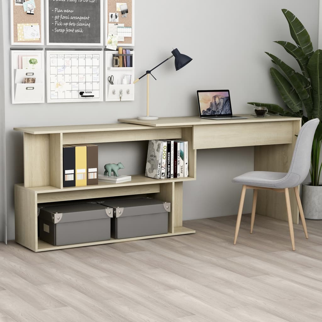 Wooden Workstation with Variable Configurations
