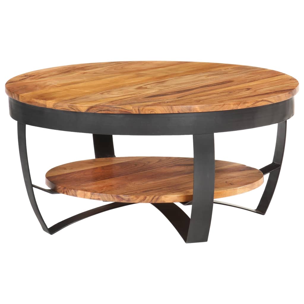 Solid Acacia Wood Coffee Table