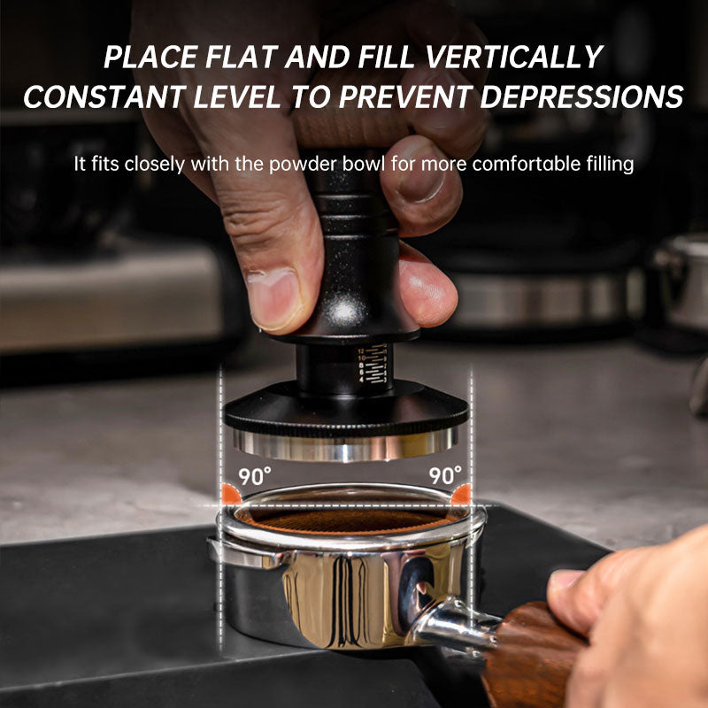 Walnut Handle Adjustable Espresso Tamper