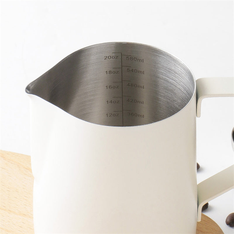 Double Scale Milk Frothing Jug - Various Sizes and Colours