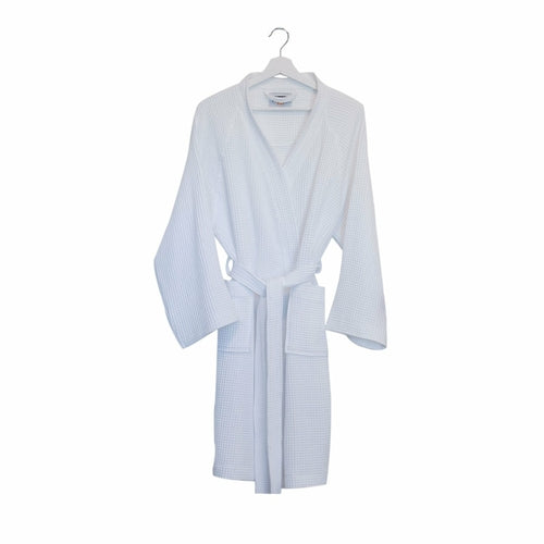 Luxurious Cotton Waffle Bathrobe - Unisex