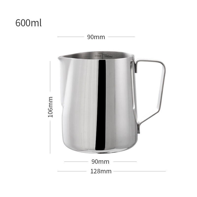 Double Scale Milk Frothing Jug - Various Sizes and Colours
