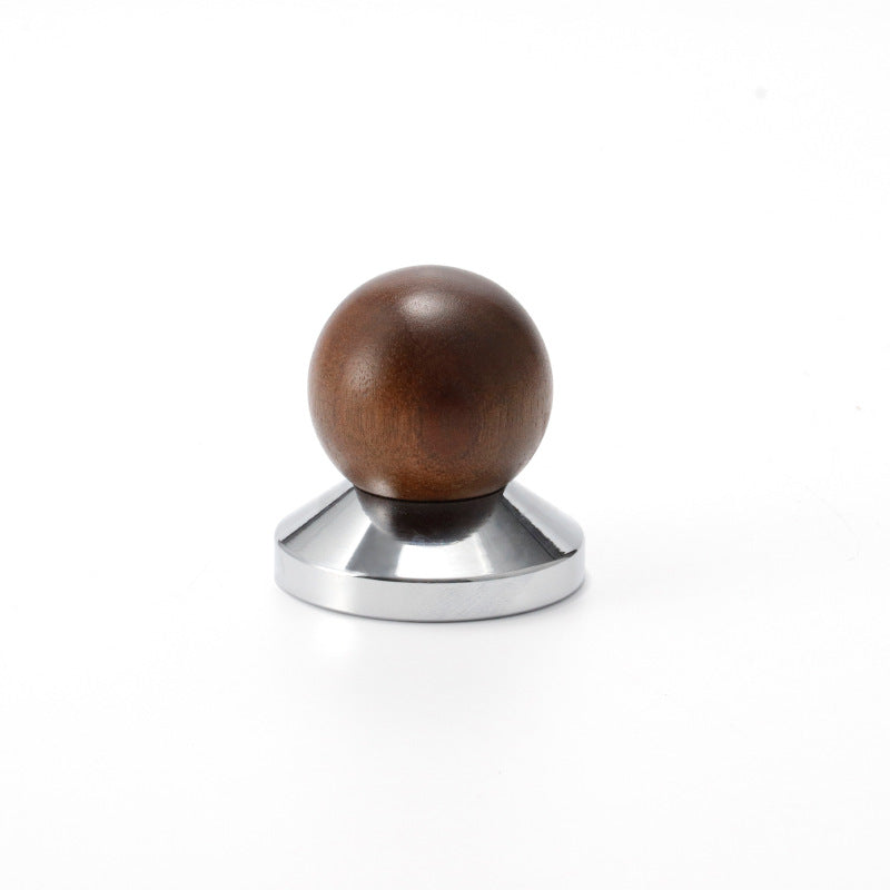 Coffee Tamper - Walnut/Beech Handle - 304 Stainless Steel