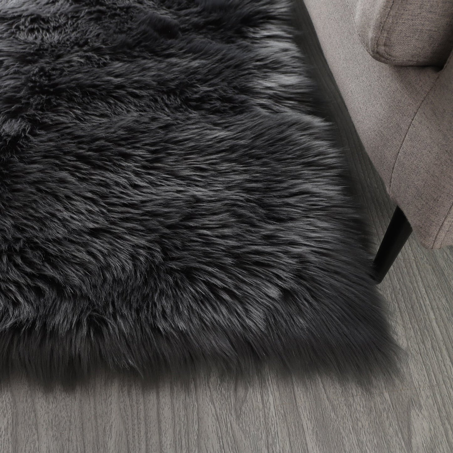 Ultra Soft Fluffy Faux Fur Area Rug - 3 Sizes