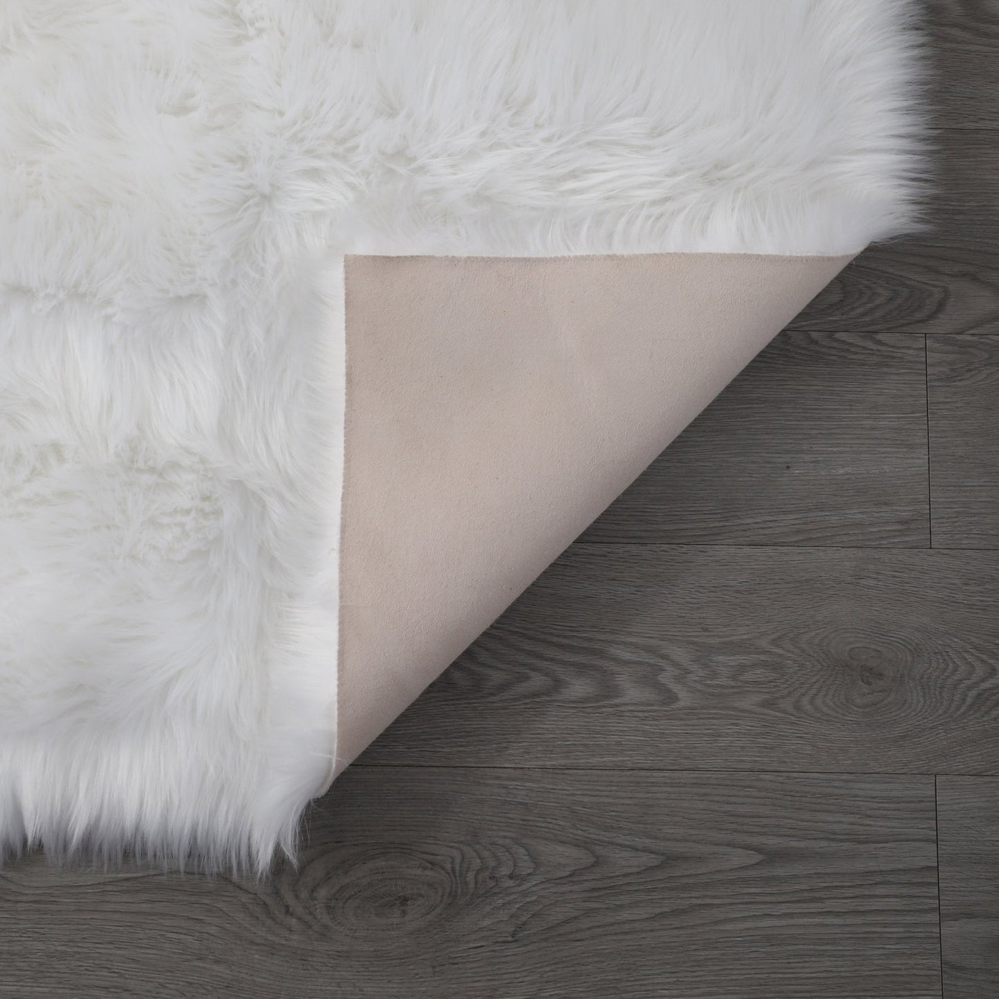 Ultra Soft Fluffy Faux Fur Area Rug - White - 3 Sizes