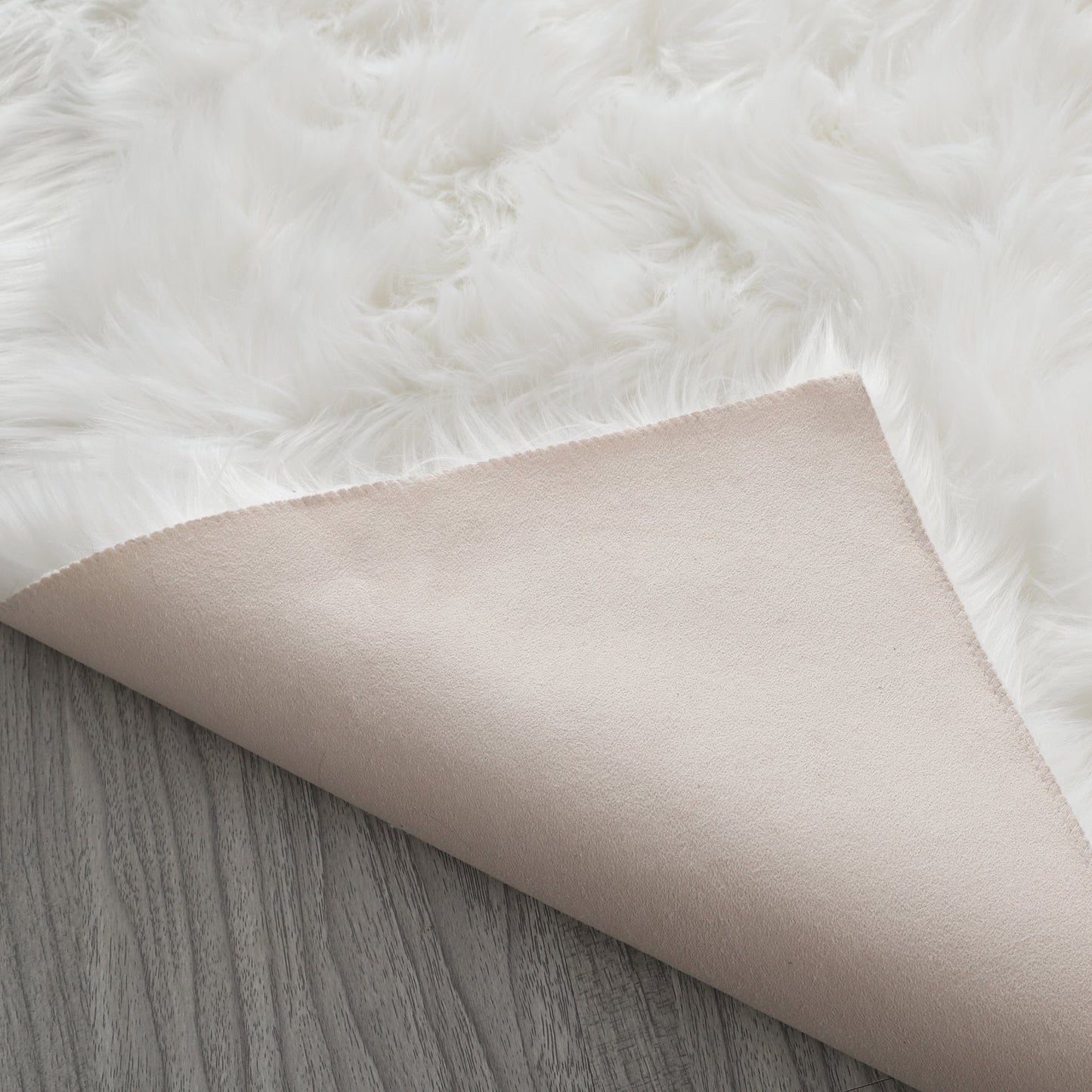 Ultra Soft Fluffy Faux Fur Area Rug - White - 3 Sizes
