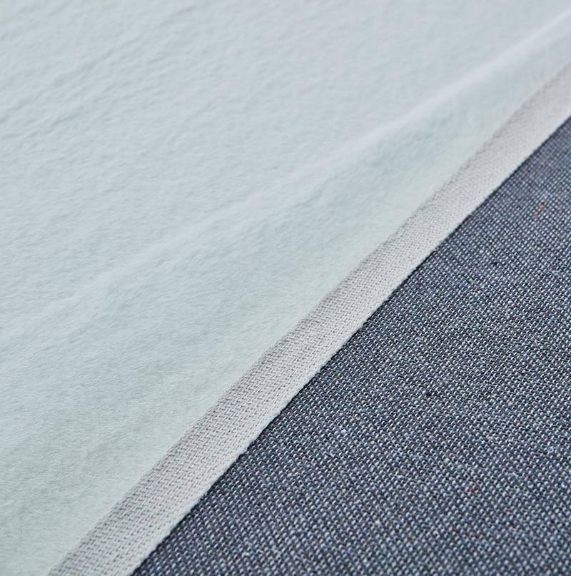 Lily Luxury Chinchilla Faux Fur Area Rug
