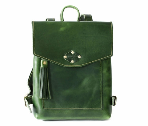 Woman's Leather Rucksack