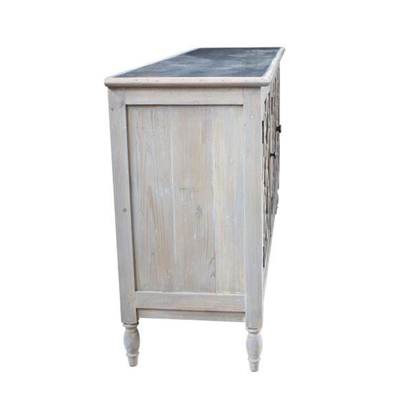 Trellis Front Sideboard in Reclaimed Timber
