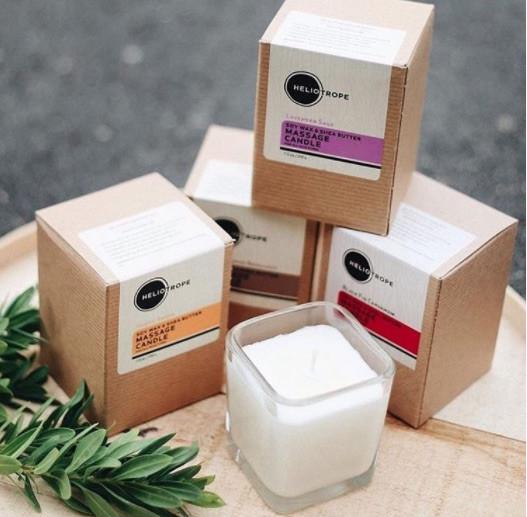 Soy Wax & Shea Butter Massage Candles - Large and Travel Size