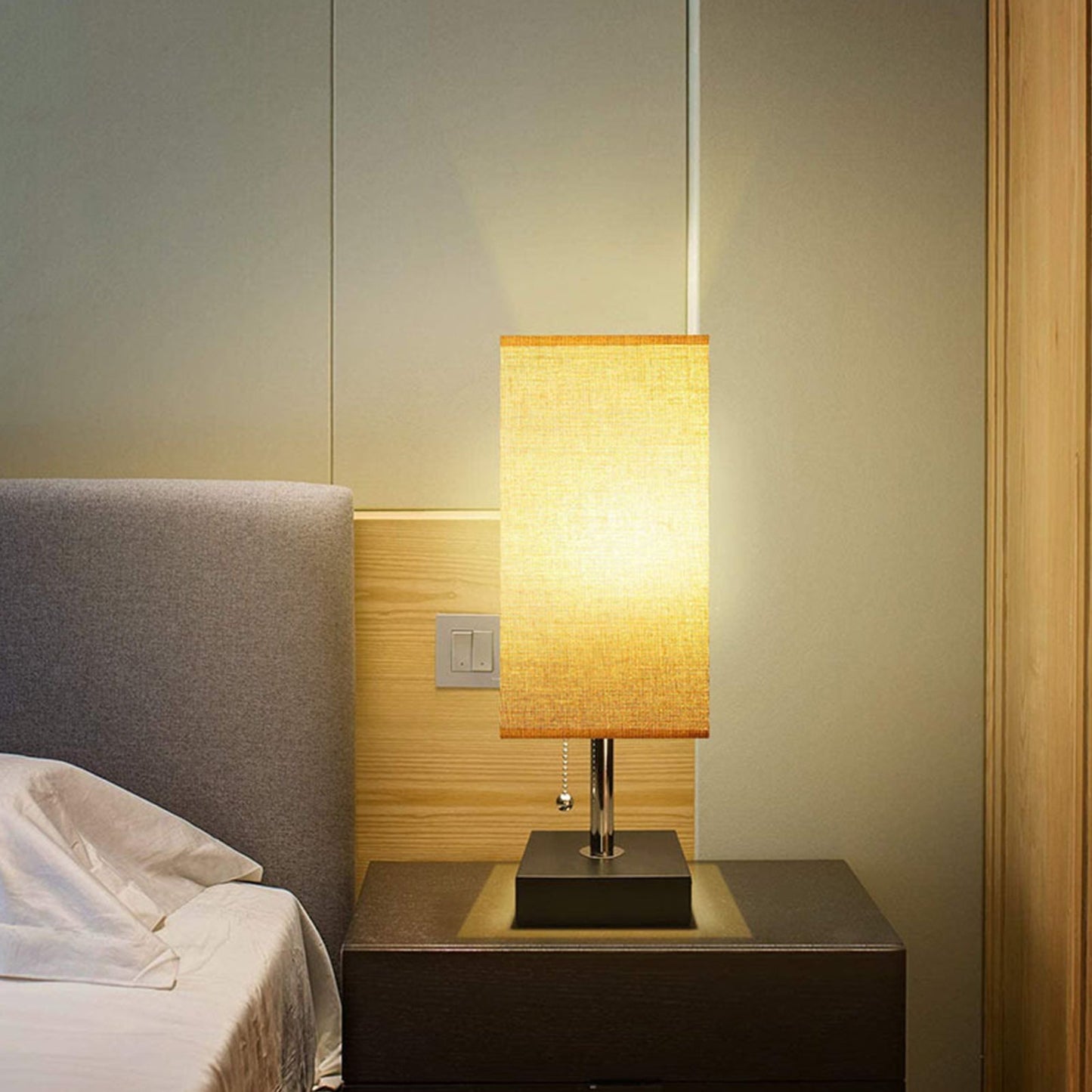 Elegant Modern Table or Desk Lamp with Charger