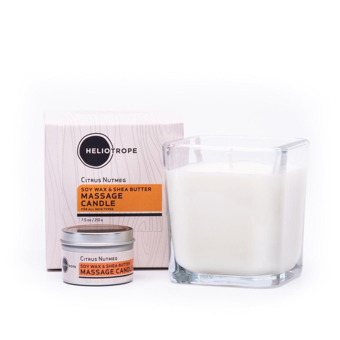 Soy Wax & Shea Butter Massage Candles - Large and Travel Size