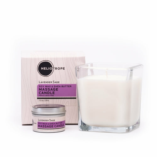Soy Wax & Shea Butter Massage Candles - Large and Travel Size