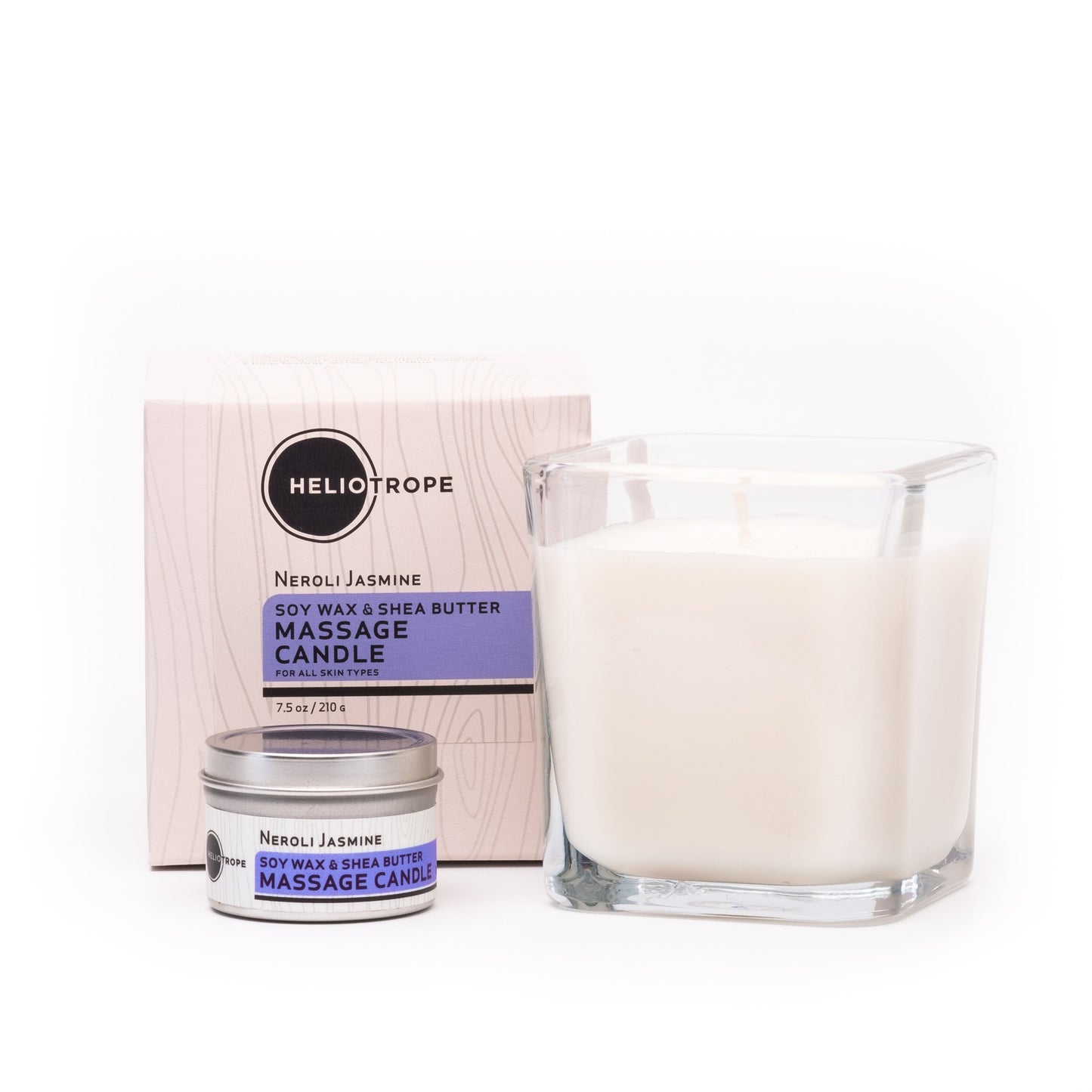 Soy Wax & Shea Butter Massage Candles - Large and Travel Size