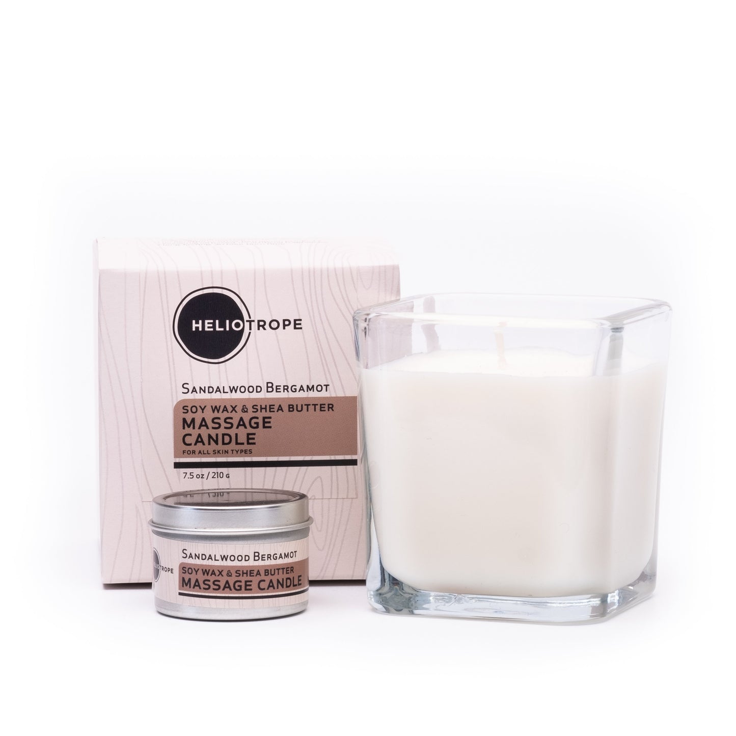 Soy Wax & Shea Butter Massage Candles - Large and Travel Size