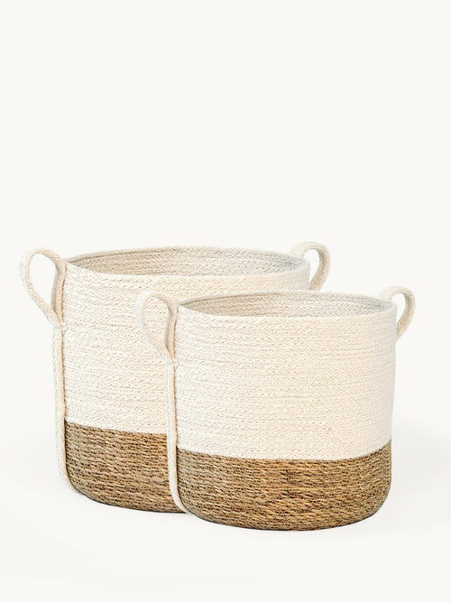 Savar Hand-made Basket with Side Handle