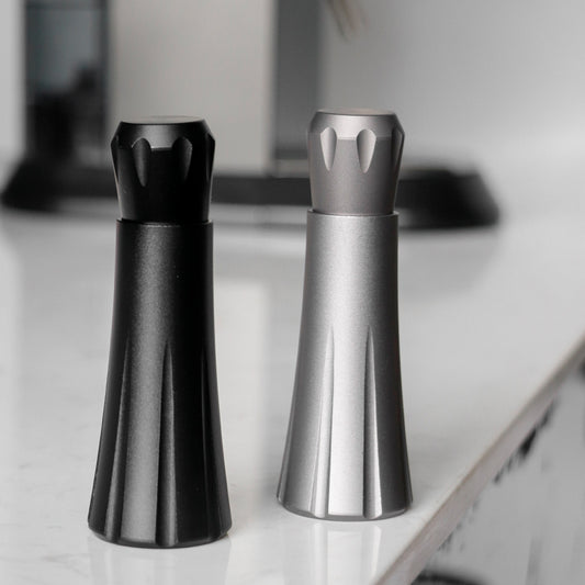 Aluminum Espresso Coffee Needle Distribution Tool with Stand