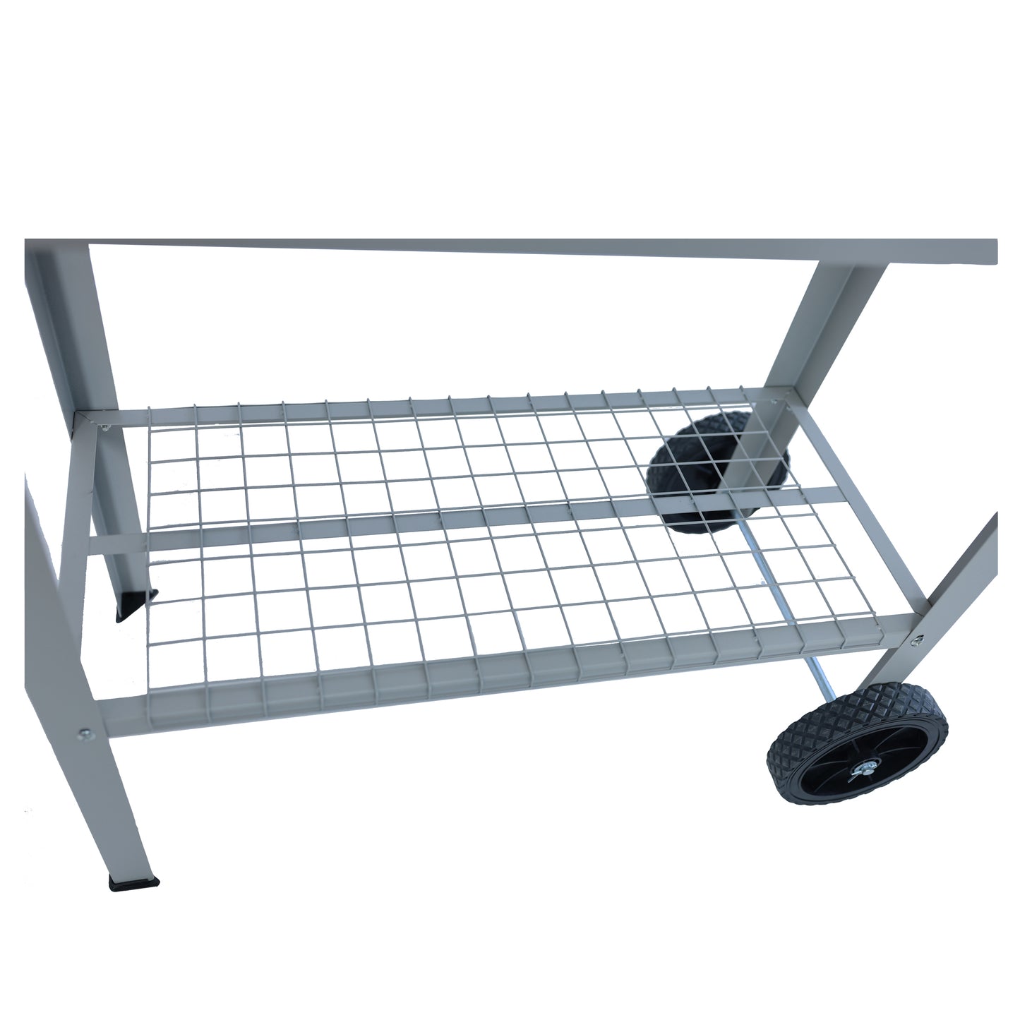 Versatile Metal Mobile Planter & Cold Drink Server- With legs and wheels
