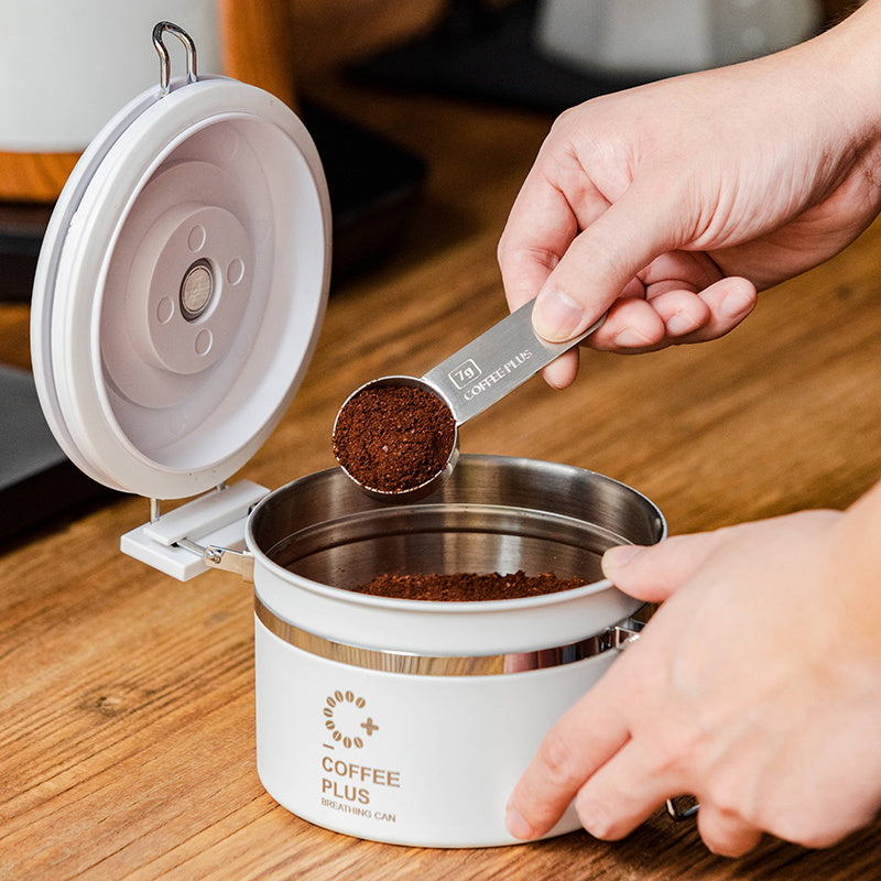 Coffee Bean Storage Container - One-Way Exhaust Valve Sealing Tank