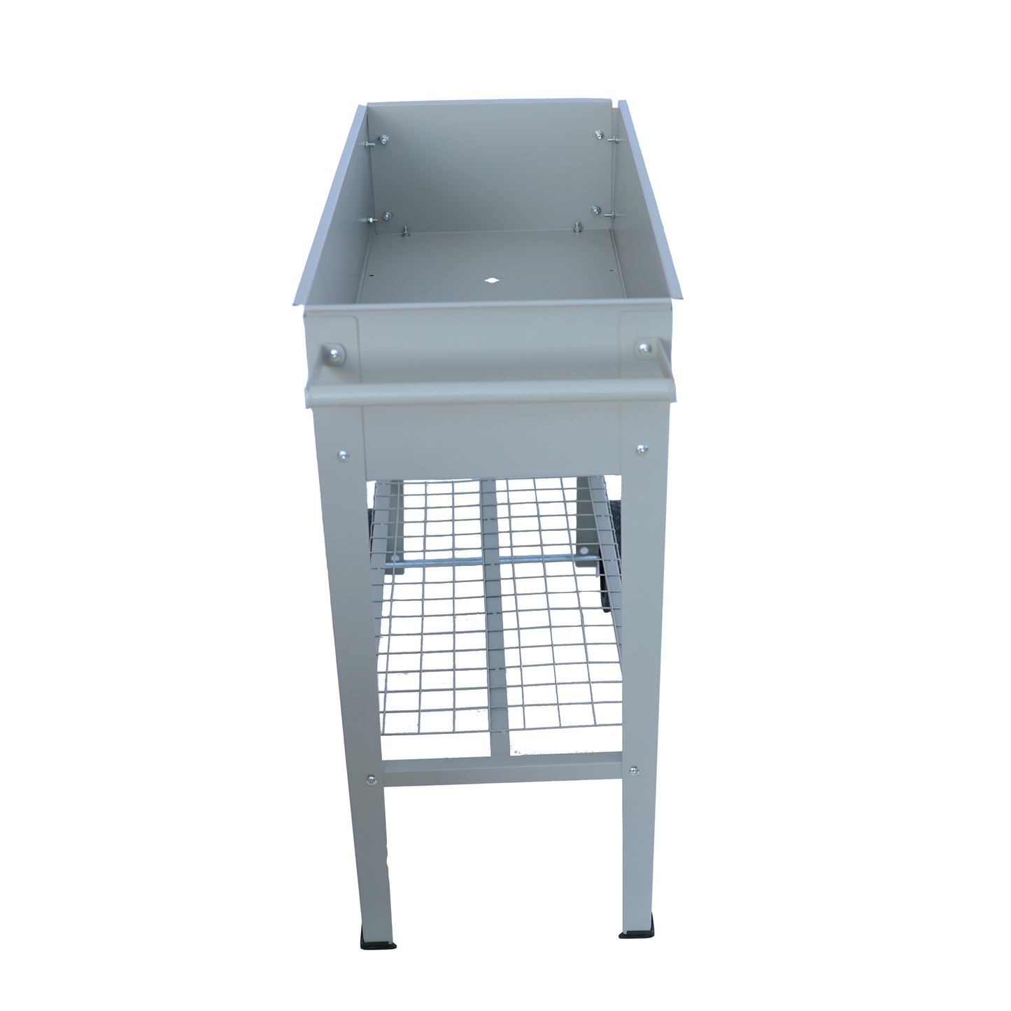 Versatile Metal Mobile Planter & Cold Drink Server- With legs and wheels