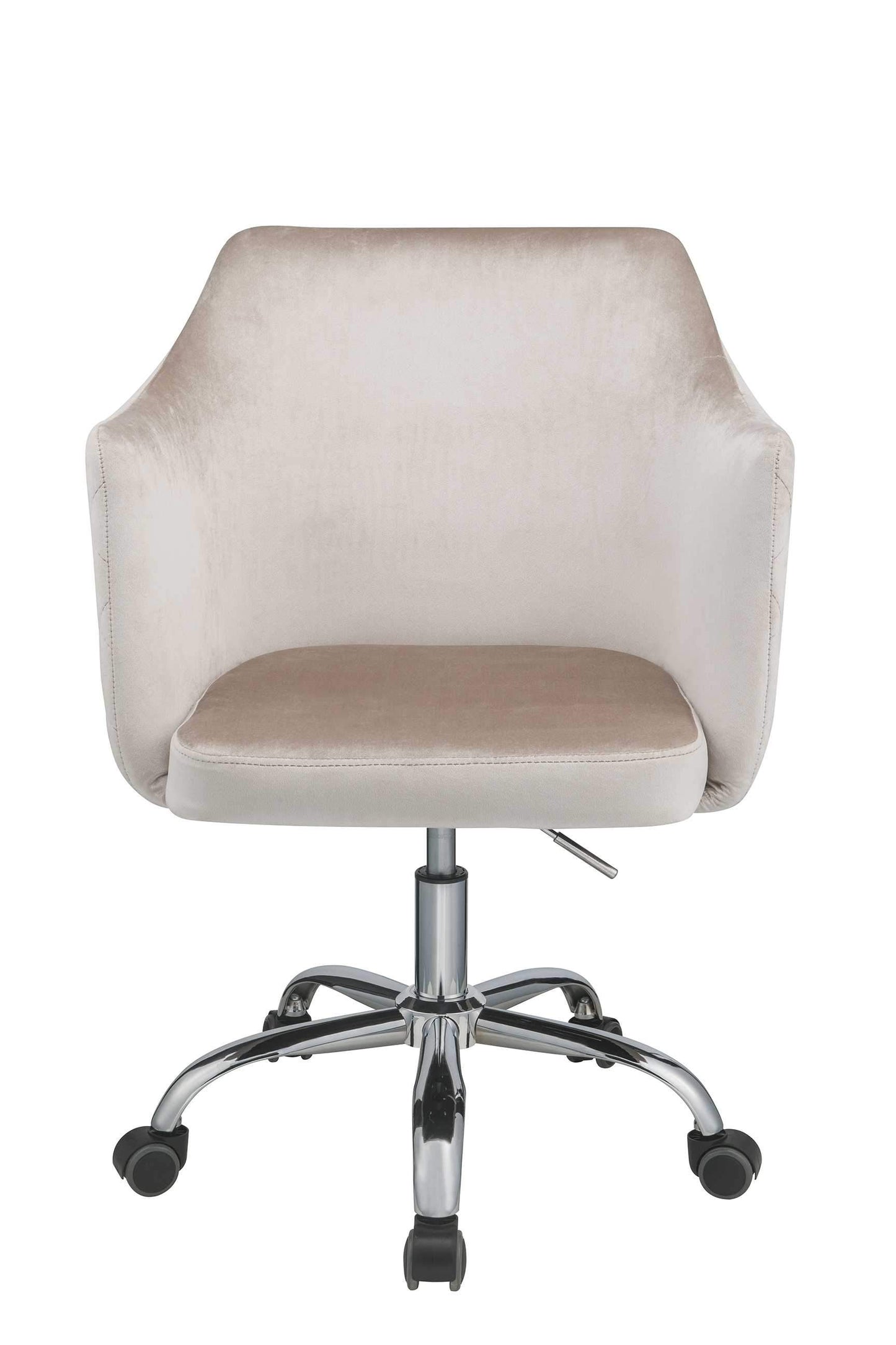 Champagne Velvet Office Chair
