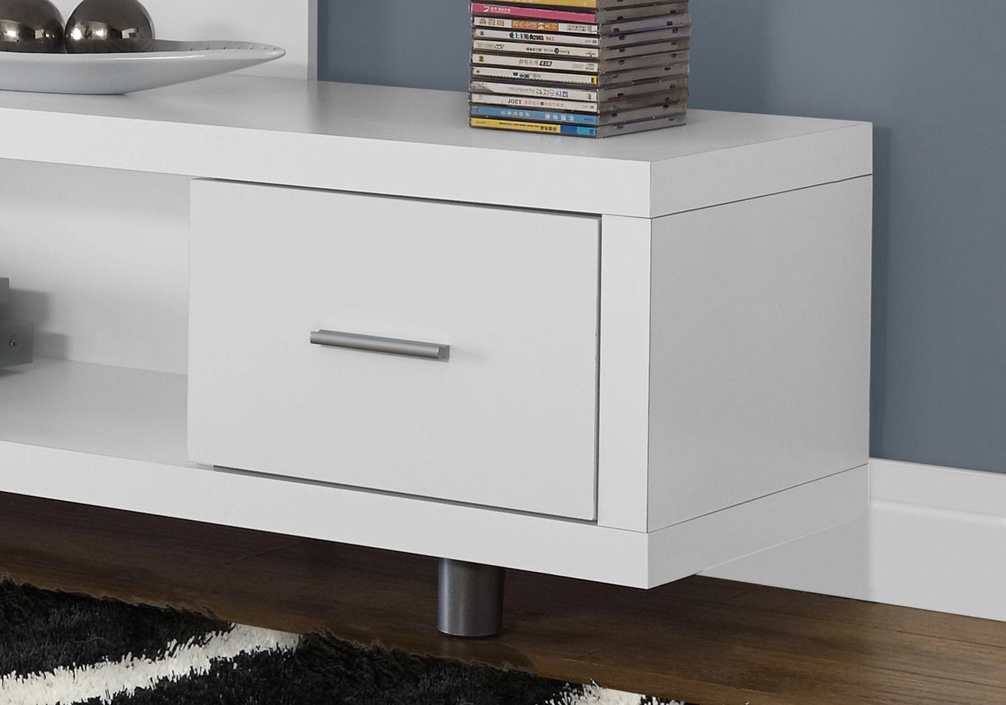 Modern TV/Display Cabinet - Black, Grey, White